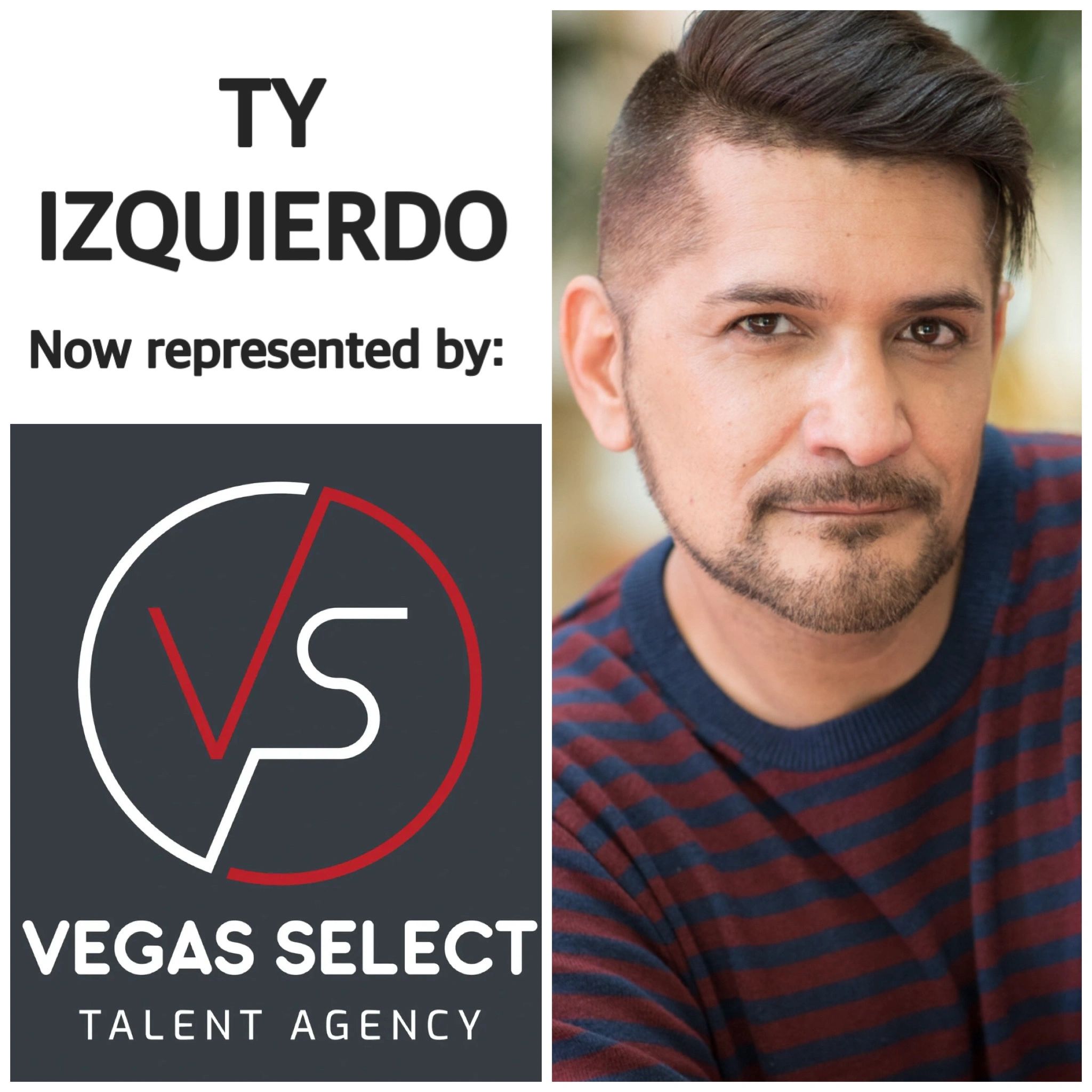 Ty Izquierdo representation by Vegas Select Talent Agency